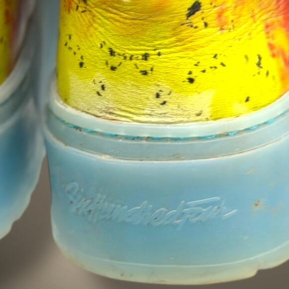 Men's Size 9 SIX HUNDRED FOUR X Def Leppard Limited Edition "Pyromania" Sneakers - Picture 9 of 13